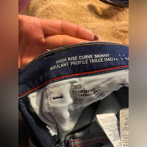 TommyHilfiger high rise skinny jeans size 0 - Picture 7 of 8